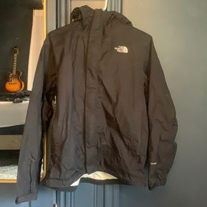 North face wind breaker black